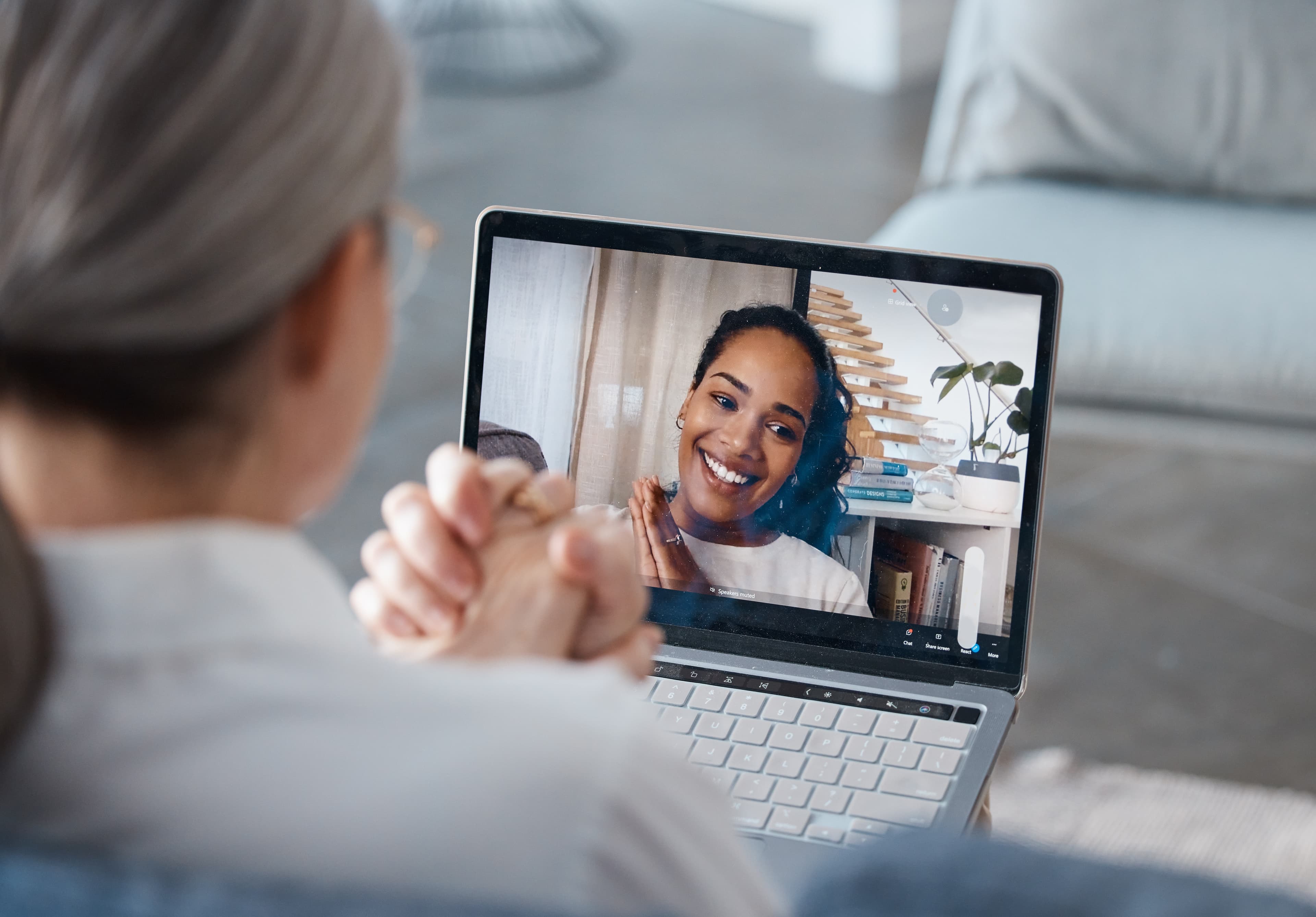 A Life Planner on a video call